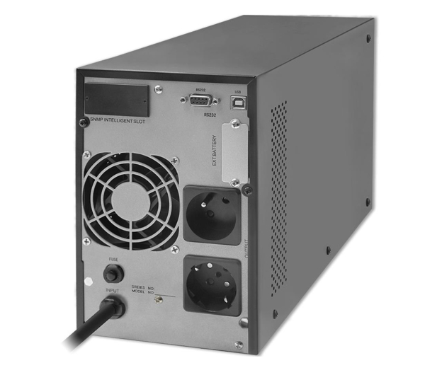 QOLTEC UPS | On-line | Pure Sine Wave | 2kVA | 1.6kW |LCD | USB 53981 - 1180144 - zdjęcie 2